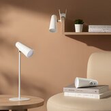 Lampe de bureau rechargeable Mijia multifonctionnelle de 2000 mAh blanche, ajustable en luminosité et température de couleur, 4 modes d'éclairage