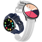[bluetooth Call]Bakeey S8 Heart Rate Blood Pressure Monitor Weather Display Music Control Full-touch Screen Smart Watch