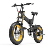 [EU Direkt] LANKELEISI X3000PLUS-UP Faltbares Elektro-Moped-Fahrrad mit 17,5 Ah Akku, 48V und 1000W, Reichweite von 120 km, 20-Zoll-Räder und max. Belastbarkeit von 200 kg