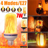 Gravedad de 4 modos Sensor 96 / 78LED E27 Efecto de llama Ambiente de iluminación de bombilla LED Lámpara para decoración de Navidad de fiesta en el hogar