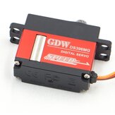 GDW DS396MG Servo Digital de Engrenagens Metálicas de Alta Tensão e Torque Elevado de 12KG para Modelos RC