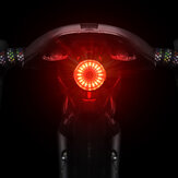 WEST BIKING 60lm 350mAh Fahrradrücklicht Ultra Bright, manuelle/induktive USB-Ladung, wasserdichte LED-Fahrradrücklicht, 6 Taschenlampen-Modi, Fahrradsicherheit.