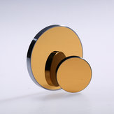 Optique de réflexion laser en silicium doré recouvert de Si de 20/25/30 mm de diamètre pour machine de découpe et gravure laser CO2