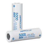 2Pcs Astrolux® C2150 5000mAh 3C 3.7V 21700 Batería de ion de litio recargable de alto rendimiento de 15A para linternas, juguetes RC, control remoto y gamepad.
