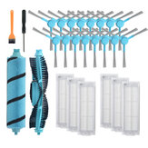 26pcs Replacements Parts for Xiaomi Mijia STYJ02YM Viomi V2 V2 Pro Conga 3090 4090 Vacuum Cleaner Side Brushes*12 HEPA Filters*6 Flannel Brush*1 Nylon Main Brush*1 Cleaning Brush*1 Screwdriver*1 Non-original