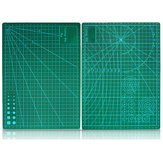 Tavola da taglio verde a doppia faccia di dimensioni A4, modello di attrezzo per l'arte del design curativo
