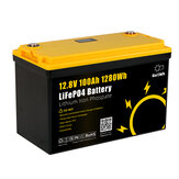 Gokwh 12.8V 100AH LiFePO Lithium Battery 1280Wh Energy Storage Box Battery Series LCD Capacity Display Built-in BMS