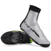 ROCKBROS Chaussures de sport imperméables avec couvre-chaussures réfléchissants pour le cyclisme en tissu coupe-vent
