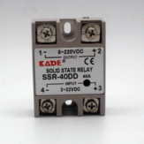 SSR -25DD/40DD Gleichstromsteuerung Gleichstrom SSR Weißes Gehäuse Einphasiges Solid-State-Relais