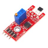 5 stuks KY-024 4-pins Lineaire Magnetische Schakelaars Snelheidsteller Hall Sensor Module Geekcreit voor Arduino - producten die werken met officiële Arduino-boards