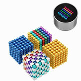 216 PCS 5mm Cube Boule de Buck Mixcolor Jouets Magnétiques Aimant Néodyme N35
