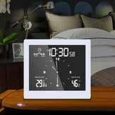TS-WP10 Digital Clock Waterproof Bathroom Wall Clock Hygrometer Thermometer Alarm Clock Timer Temperature Humidity Clock
