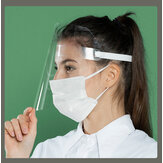 Koruyucu Ayarlanabilir Anti Damlacık Toz geçirmez Tam Yüz Kapak Maske Visor Kalkan Damlacık Rüzgar Geçirmez Yüz Kalkanı Yıkanabilir Childern Maske