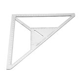 Règle triangle multifonctionnelle de Drillpro, angle de drain de sol, motif de règle de carrelage, outil de mesure en acier inoxydable