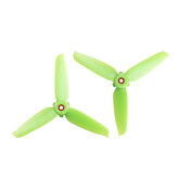 2 Pairs Dronetech 5328 5.3 Inch Tri-blade PC Quick-Release Propeller for DJI FPV Drone