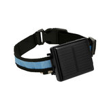 RF-V34 Solar GPS LBS WiFi Tracker 9000mAh alarma Impermeable con collar para Perro Cow Sheep Aplicación gratuita