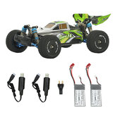 XLF F18 RTR Two Battery 1/14 2.4G 4WD 60km/h Brushless RC Car Full Proportional Upgraded Metal Vehicles Models