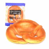 Kiibru Squishy Pretzel Bread 21*18*6cm Super Licensed Slow Rising Fun Gift With Original Packaging