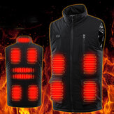 Разумный обогрев зоны 11 умный электрический подогреваемый жилет, теплая и комфортная зимняя подогреваемая куртка для взрослых