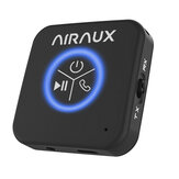 BlitzWolf® AirAux AA-BT1 2 w 1 nadajnik-odbiornik bluetooth 5.0 HD Audio Długi czas pracy Adapter bluetooth 3,5 mm Aux do zestawu słuchawkowego do telewizora