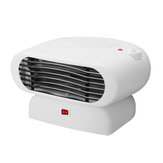 200-500W Electric Portable Low Profile Floor/Desk Fan Cooling or Heater