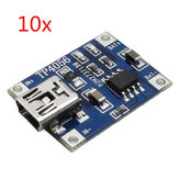 10PCS TP4056 5V 1A リポバッテリー ミニ USB 充電ボード 充電器モジュール