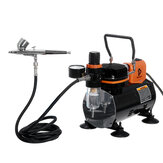 Doersupp 50PSI 110-220V Air Compressor Professional Airbrushing System Kit Oil Spraying Paints Tool