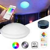 ARILUX 30W RGBCCT Wifi Smart LED Ceiling Light Remote and APP Voice Control Chandelier for Alexa