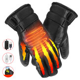Зимние подогреваемые перчатки Pair USB-перезаряжаемые электрические теплые перчатки для зимних видов спорта, скалолазания и велосипедного спорта