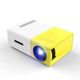 YG-300 LCD LED Mini Projektor 400-600 Lumen 320x240 800:1 Támogatás 1080P Hordozható irodaházi mozi Beamer