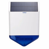KERUI SJ1 Wireless Huge Solar Power Strobe Siren for G19 G18 W2 Alarm System with Flashing 433MHz