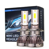 80W Mini-Auto-COB-LED-Scheinwerferlampen H1 H4 H7 H8 9005 9006 9012 Nebelscheinwerfer 10000LM 6000K weiß DC 9-32V 2 Stück