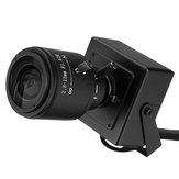 Caméra IP Mini 720P 1.0MP ONVIF 2.8-12mm Objectif à Zoom Varifocal Manuel P2P avec Suppout de Caméra Réseau