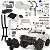 WPL C24-1KC 1/16 2.4G 4WD DIY RC Auto Voertuigen Kit Volledige schaal Klimmen Rock Crawler zonder Elektronische Onderdelen