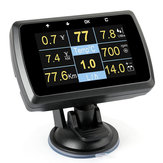 Verificador do diagnóstico do carro da temperatura do Combustível-Consumo do velocímetro da exposição de Ancel A501 OBD2 HUD