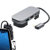 BIAZE R33 6-in-1 USB-C Hub Type-C - USB3.0 Адаптер HDMI-совместимый конвертер SD / TF Card Reader PD Быстрая зарядка Многофункциональная док-станция для iP Tablet Pro