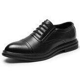 Hombres microfibra Vestido zapatos casual de negocios Oxford