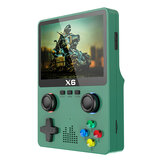 Console de jeu portable X6 avec écran HD de 3,5 pouces, 32 Go et 10000 jeux avec Dual Rocker Arcade Simulator Pocket Joystick Game Controller