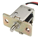 Trava de parafuso elétrica miniatura 12V DC 0,5A para fechadura cilíndrica de gabinete com 5mm de curso
