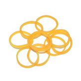10 pezzi di fascia elastica gialla per il fermo della batteria da 20 mm per drone da corsa RC FPV