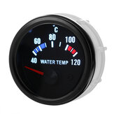 Kit de medidor de temperatura da água de 2 polegadas 52mm com display LED digital de face preta com sensor