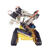 DoArm S7 7 DOF Robot Tank Car Chassis With Metal Robotic Manipulator Arm Claw For