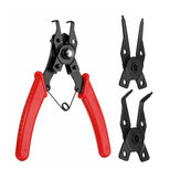 3-in-1 Circlip Snap Ring Pliers Fastener Shaft Used Spring Disassembly Puller Springs Tool Set