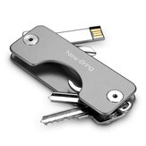 NewBring Key Wallets Aluminum Metallic EDC Men Car Key U-Drive Holder Accessories Organizer Keychain Bag Purse
