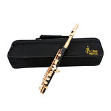 SLADE C Key Tone Half-Size Flute Piccolo Cupronickel Silver Plated With Cleaning Stick Padded Case Screwdriver