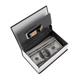 Dicionário de simulação de aço quente Caixa de dinheiro segura para guardar dinheiro e joias com fechadura de segurança chave