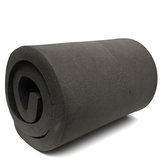 Fekete, magas sűrűségű ülőhabgumi pótlás, díszítő-huzatpárnához, 200x60x5cm