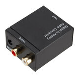 Fiber Kablo ile Analog RCA L / R Ses Dönüştürücü Adaptörüne Dijital Optik Koaksiyel