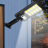 10/12 COB LED Solar-Wandleuchte für Garten, Sicherheit und Straßenlampe mit PIR-Bewegungssensor und Fernbedienung