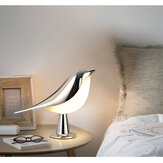 Настольная лампа с сенсорным выключателем Creative Touch 3 цвета света регулируются регулировкой яркости деревянные ночные светильники с птицей для освещения спальни и чтения на столе в доме